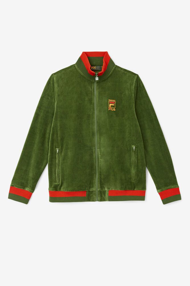 Fila Jakke Herre Grøn X Paterson Velour NZY-879140